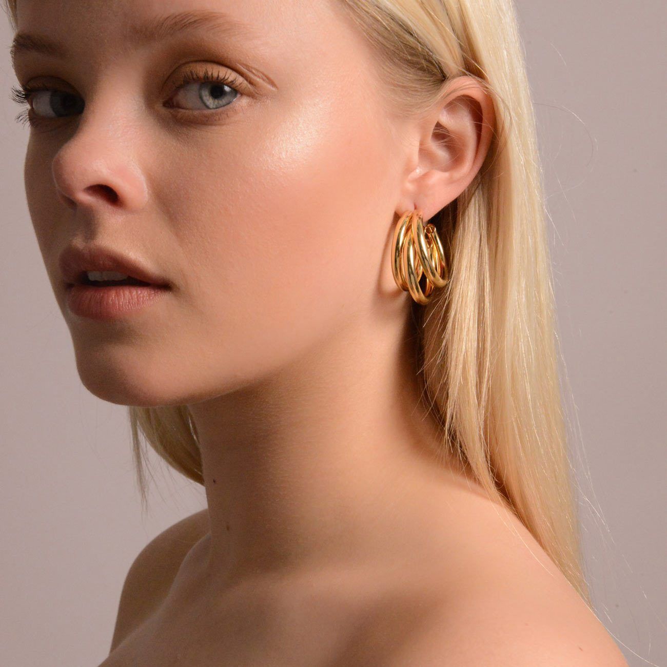 Jessica Earrings- Gold Margot Bardot