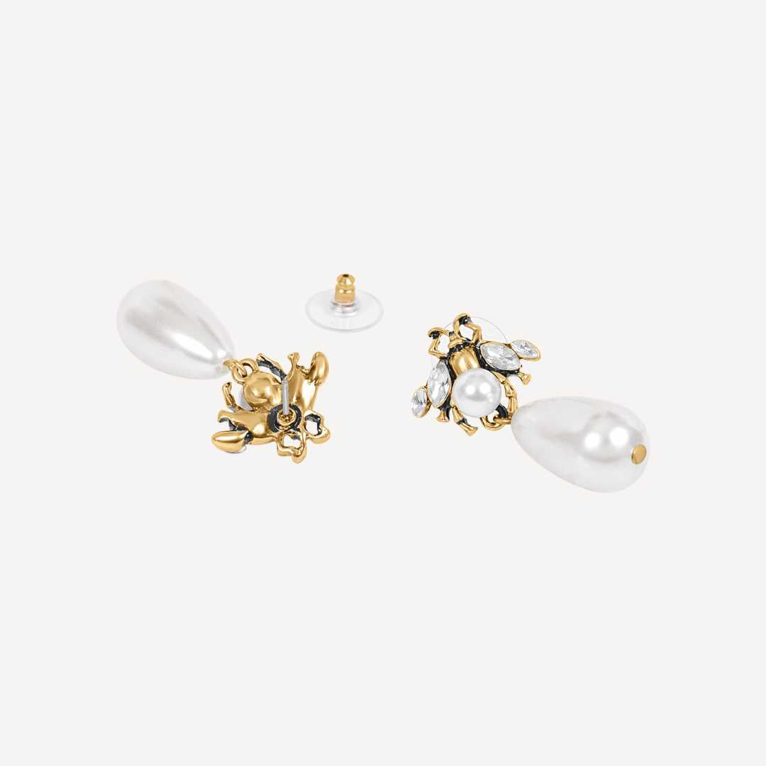 Lilly Drop Earrings - Gold Margot Bardot Online