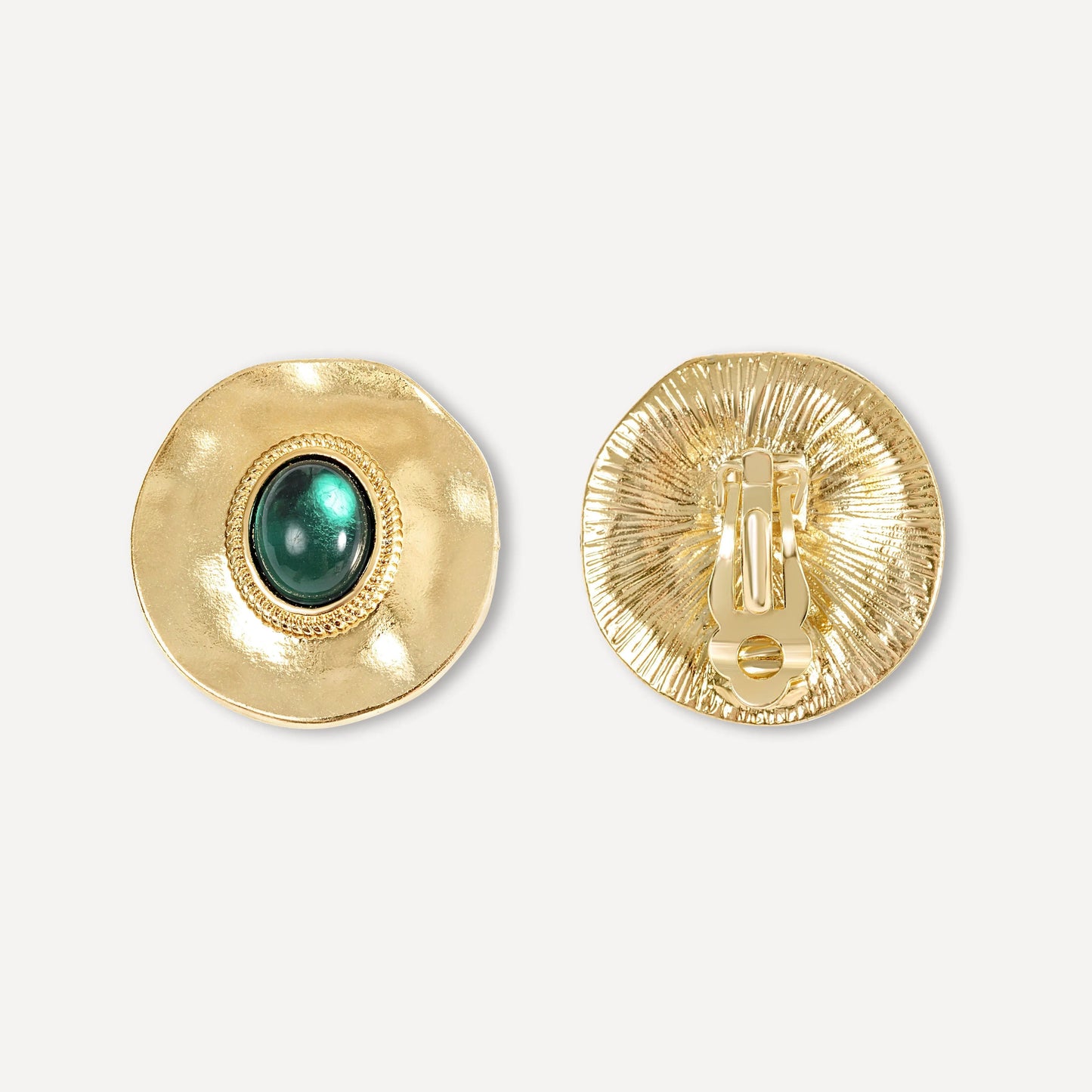 Lolita Earrings - Emerald Gold Margot Bardot Online