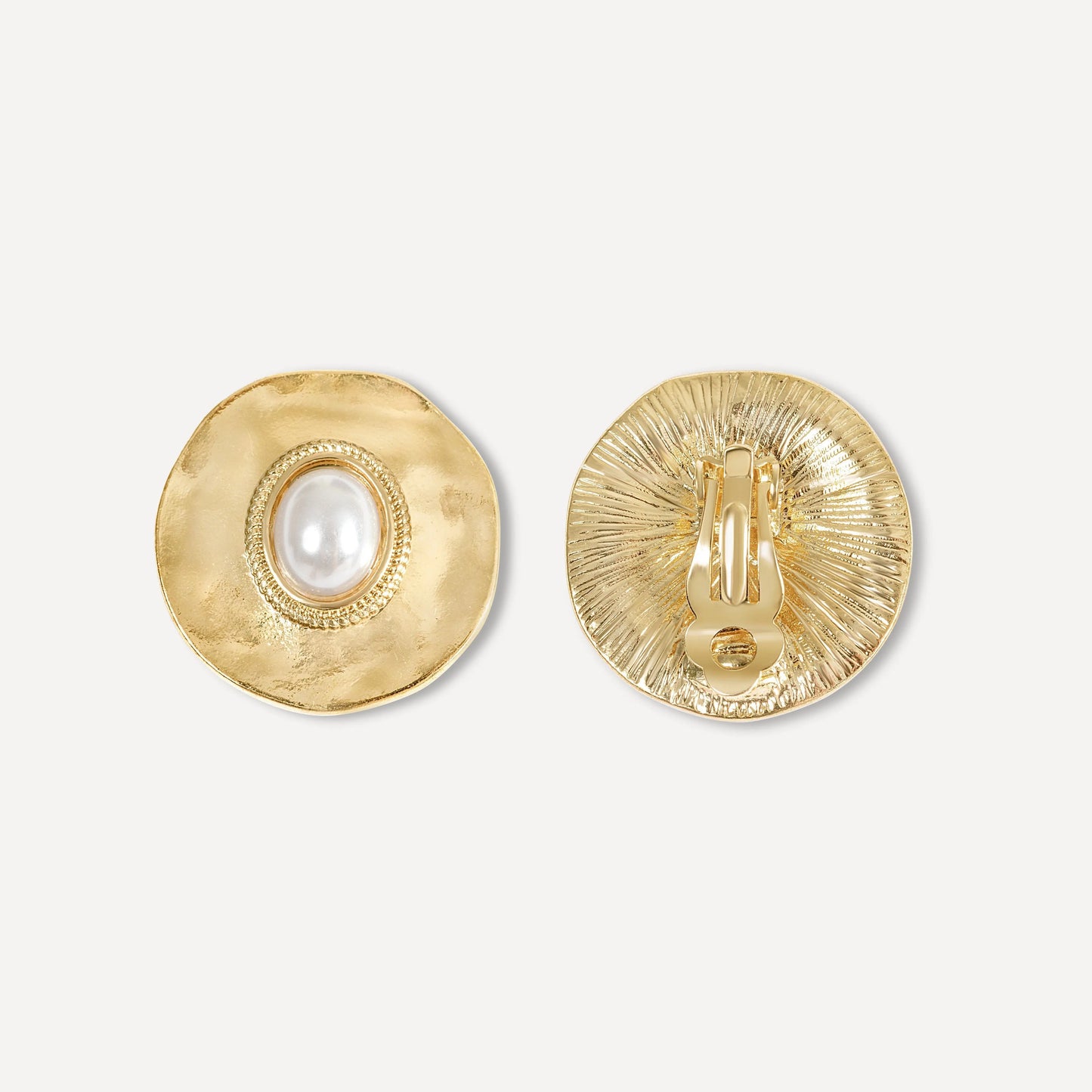 Lolita Earrings - White Gold Margot Bardot