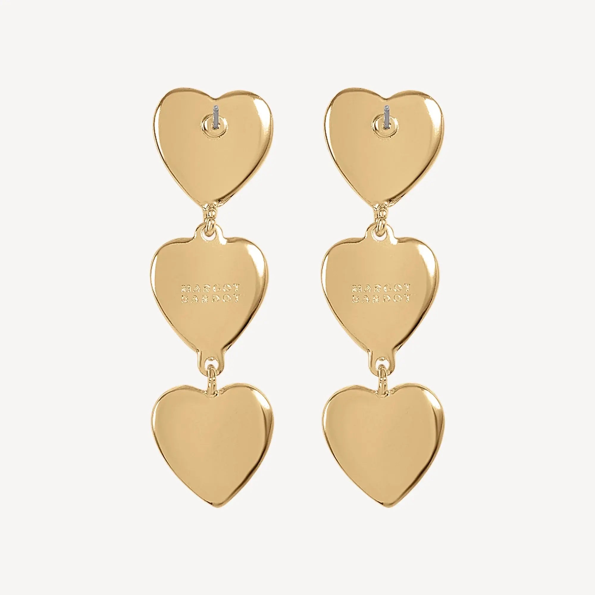 Maeva Earrings - Black & Gold Margot Bardot Online