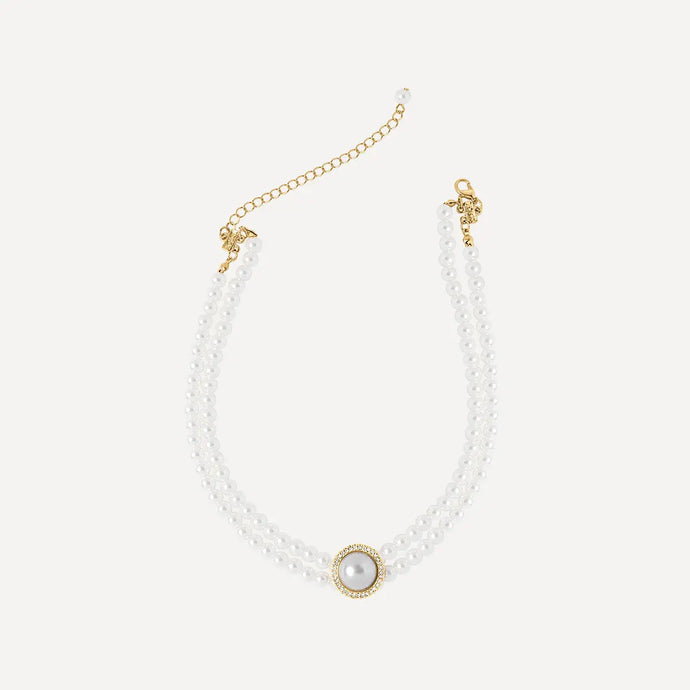 Mallory Chocker Necklace - Pearl Margot Bardot Online