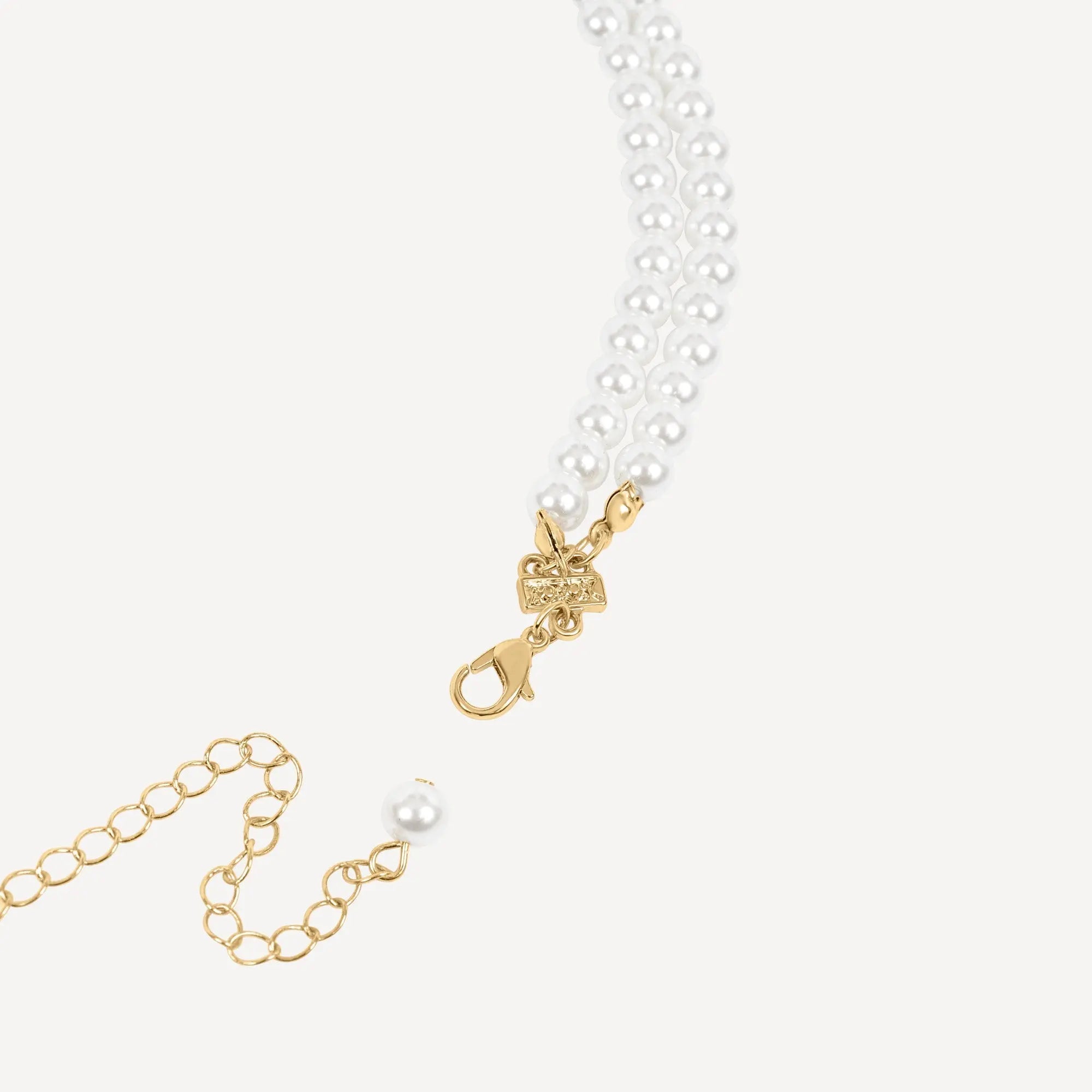 Mallory Chocker Necklace - Pearl Margot Bardot Online