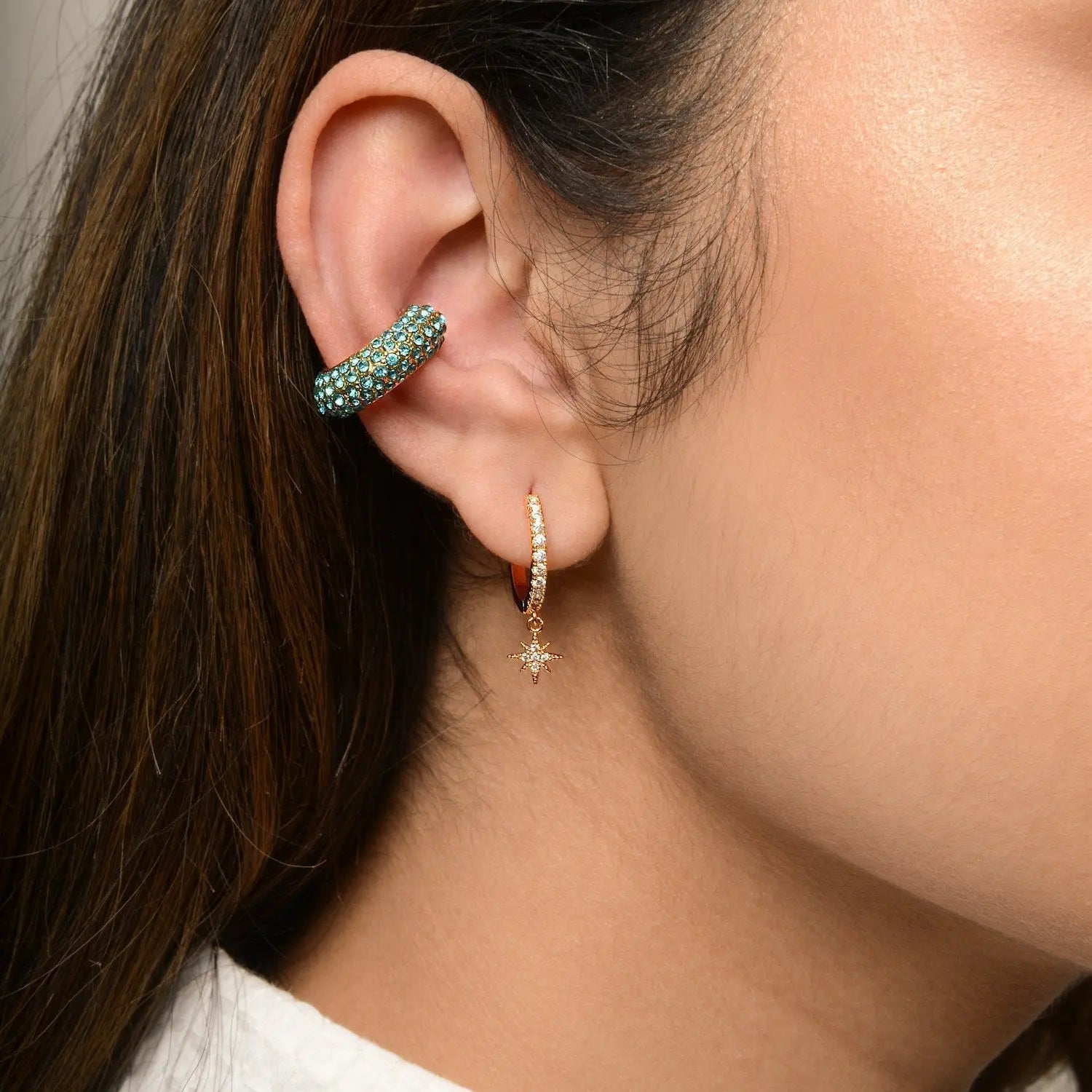 Paloma Ear Cuff - Azur Blue Margot Bardot Online