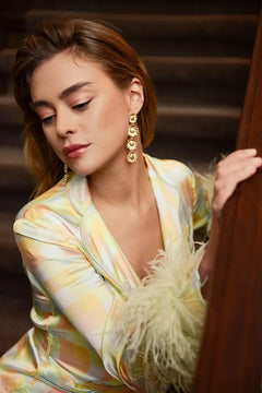 Sunny Flower Earrings - Gold Margot Bardot Online
