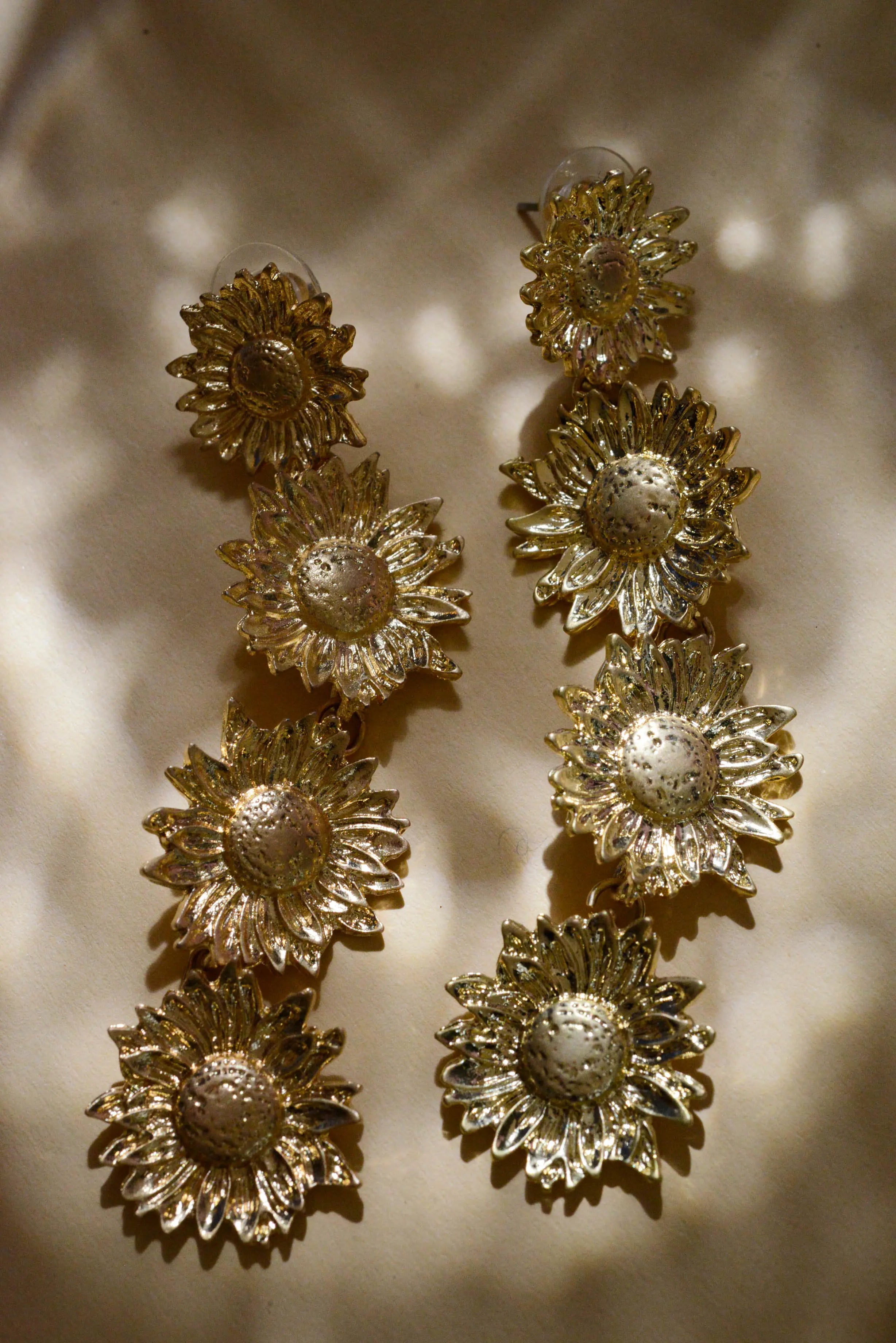 Sunny Flower Earrings - Gold Margot Bardot Online