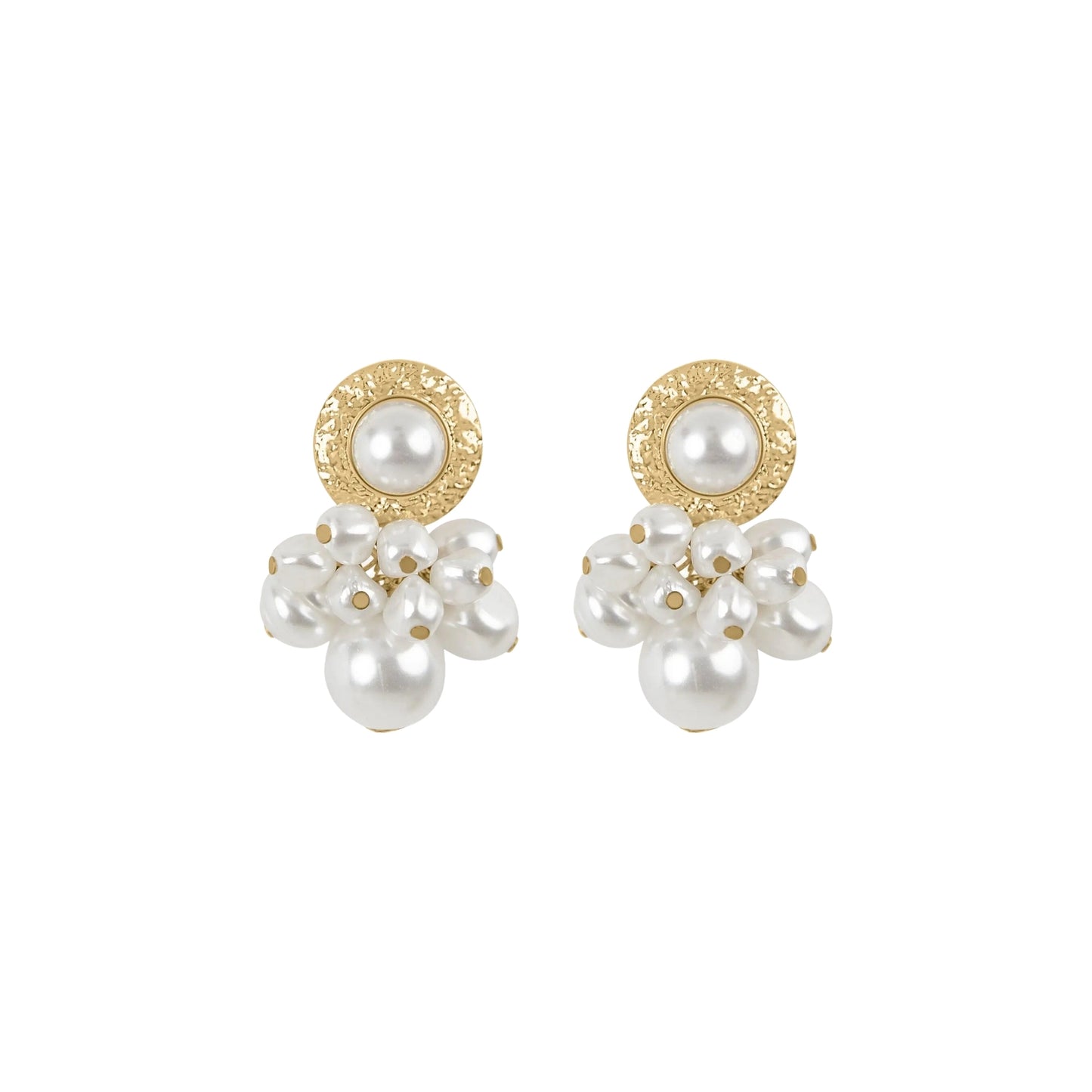 Octavia Pearl Earrings - Gold