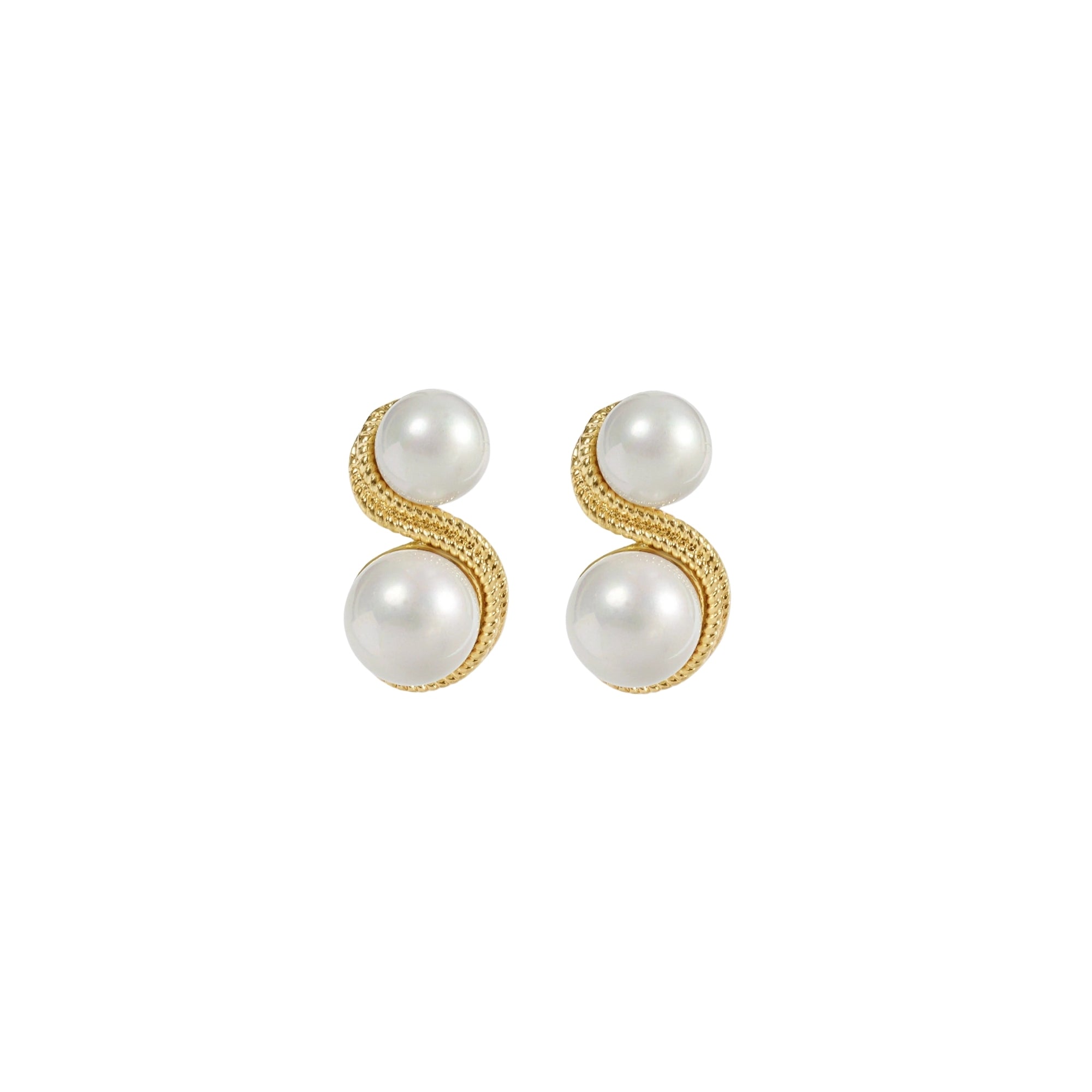 Sasha Pearl Earrings - Gold